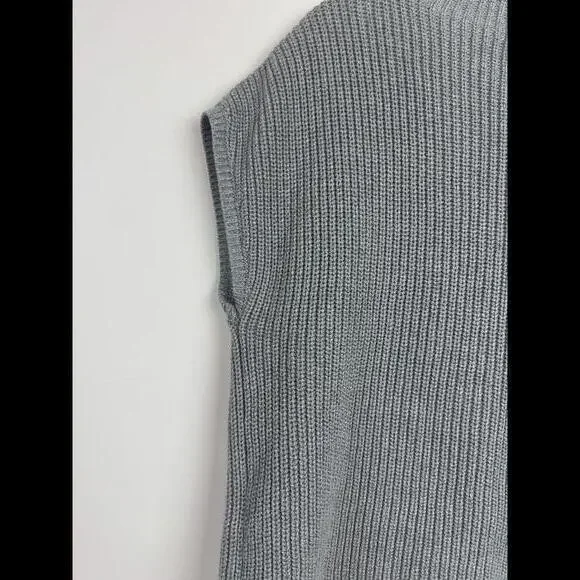 Lillusory Gray Knit Sweater with Pocket size Large - Picture 4 of 5